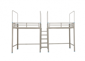 孝感75管型材公寓床（踏板梯）大护栏
